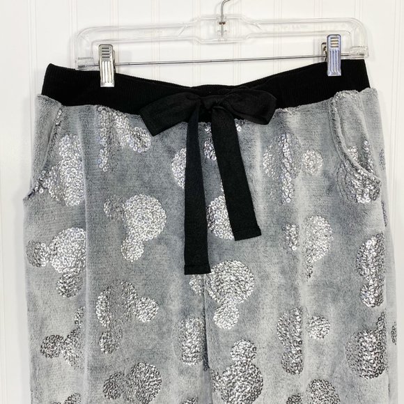 Women's Black and White Pajama Pants - Picture 3 of 14